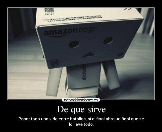 De que sirve -