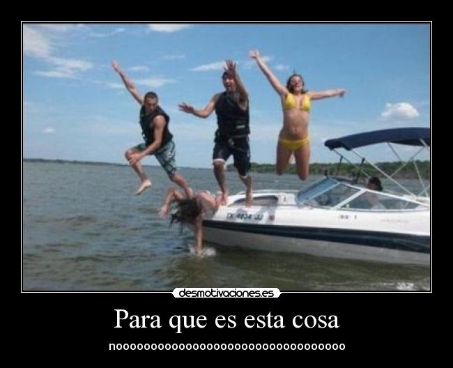 Para que es esta cosa - 