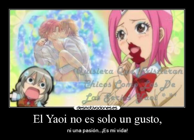 El Yaoi no es solo un gusto, -