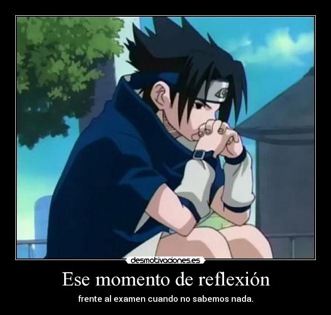 Ese momento de reflexión -