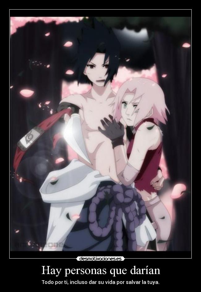 carteles anime naruto shippuden sasusaku fanart twt espero que algun dia haga realidad sakuby abby desmotivaciones