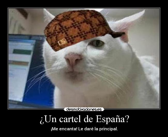 ¿Un cartel de España? - ¡Me encanta! Le daré la principal.