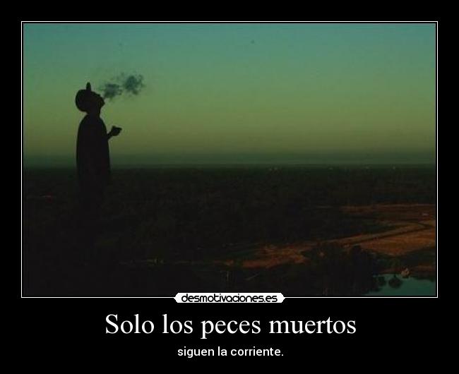 Solo los peces muertos - 