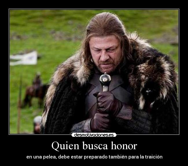 Quien busca honor - 