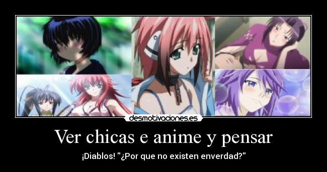 Ver chicas e anime y pensar -