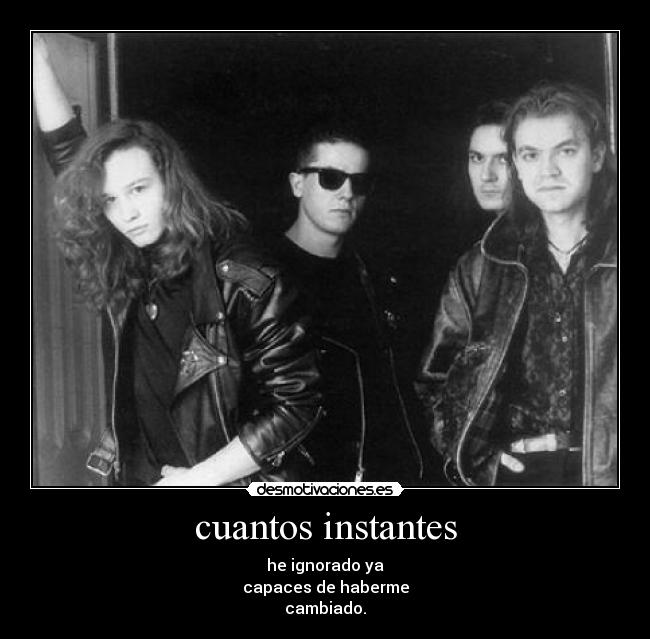 cuantos instantes - 