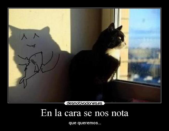 En la cara se nos nota -