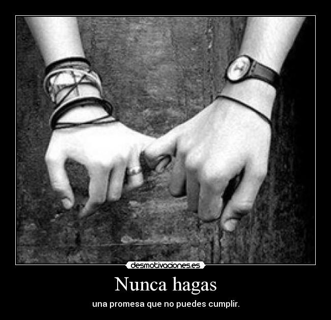 Nunca hagas - 