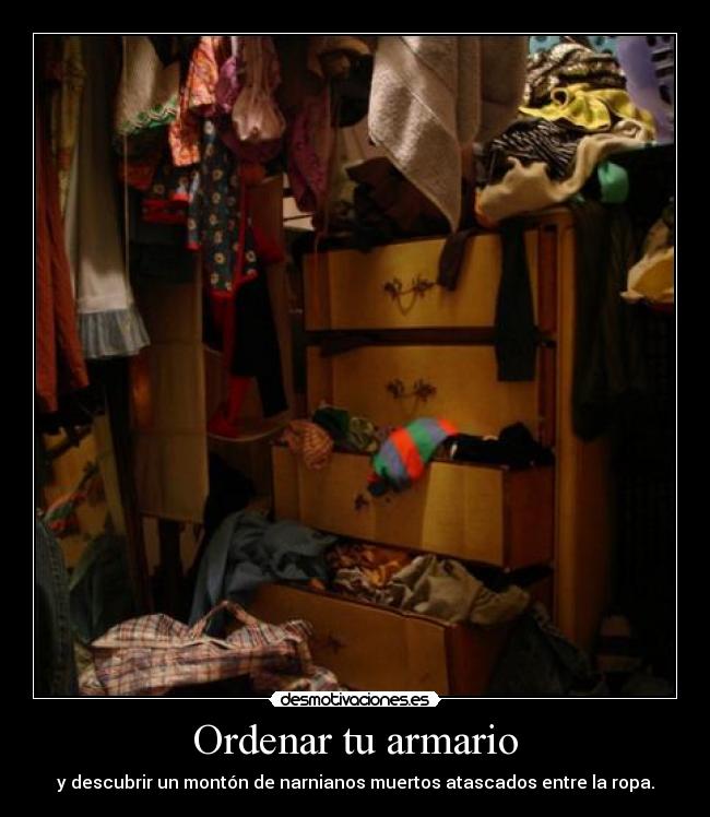 Ordenar tu armario -