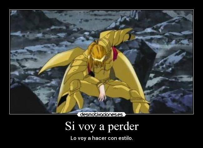 Si voy a perder - 