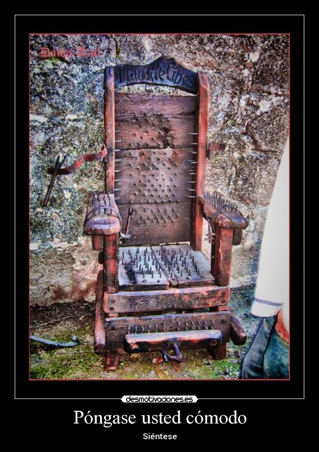 Póngase usted cómodo - Siéntese