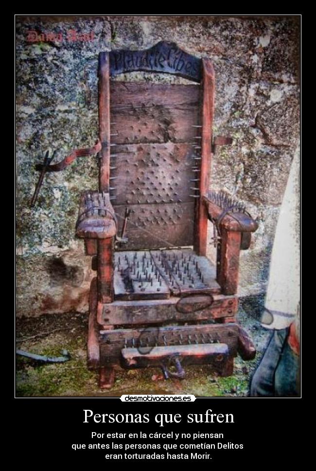 Personas que sufren -