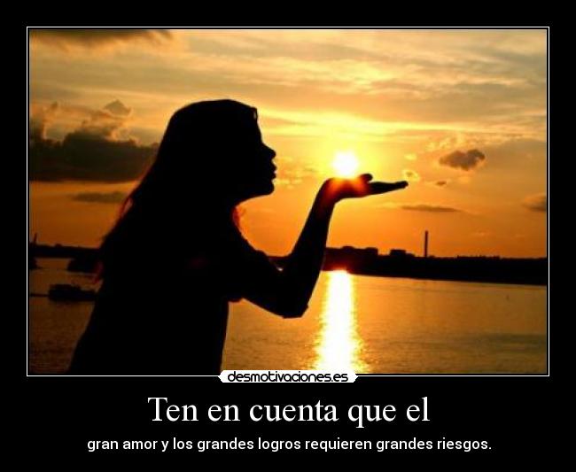 Ten en cuenta que el - 