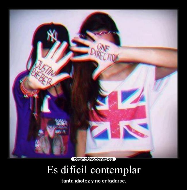 Es difícil contemplar -