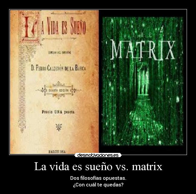 carteles vida vida sueno matrix desmotivaciones