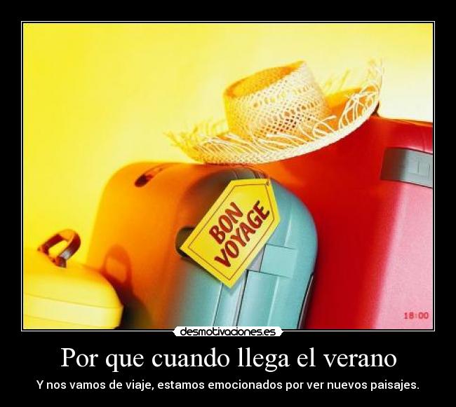Por que cuando llega el verano -