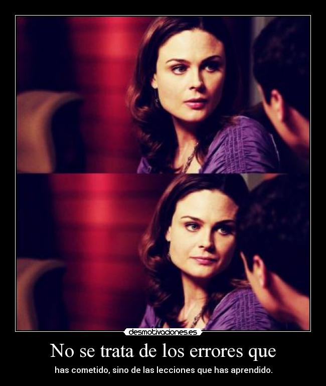 No se trata de los errores que - 