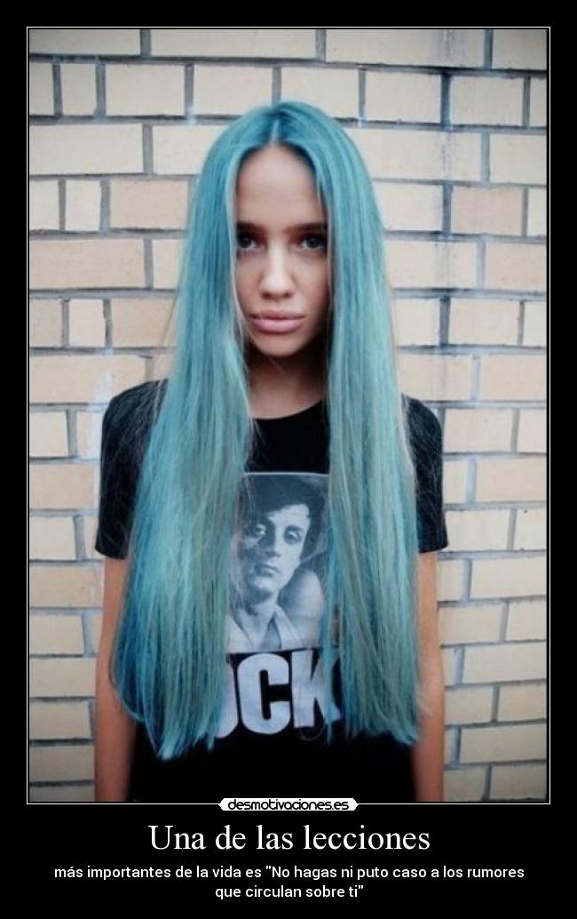 Una de las lecciones - 