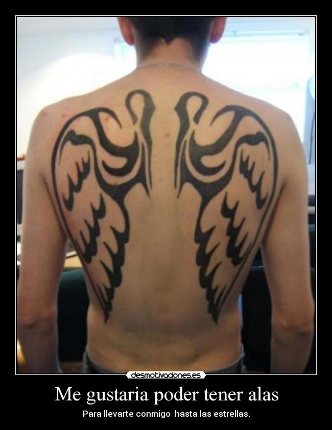 Me gustaria poder tener alas - 