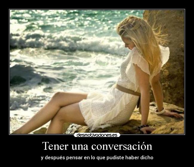 Tener una conversación - 