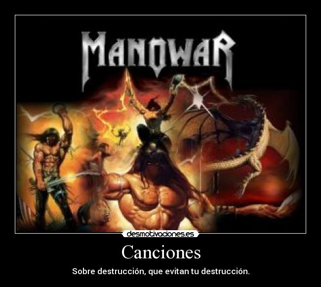 carteles manowar mola desmotivaciones