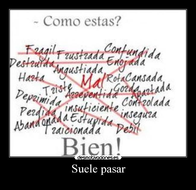 Suele pasar -