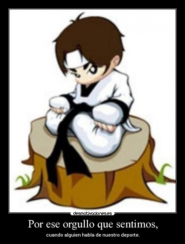 Por ese orgullo que sentimos, - cuando alguien habla de nuestro deporte.