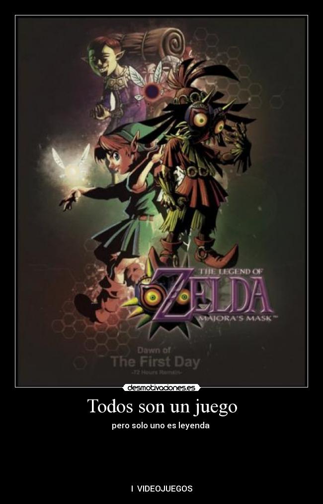 Todos son un juego - pero solo uno es leyenda
I ♥VIDEOJUEGOS