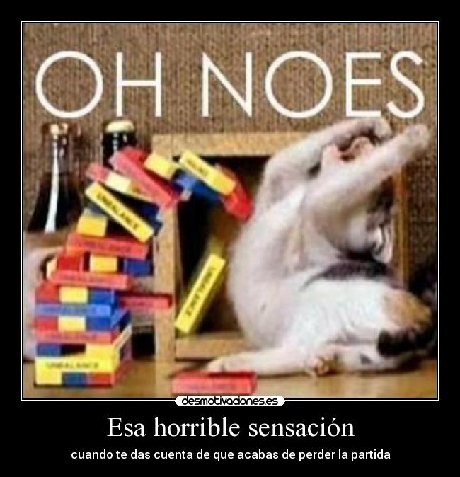 Esa horrible sensación - 