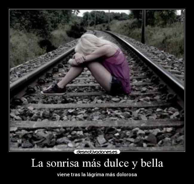 La sonrisa más dulce y bella -