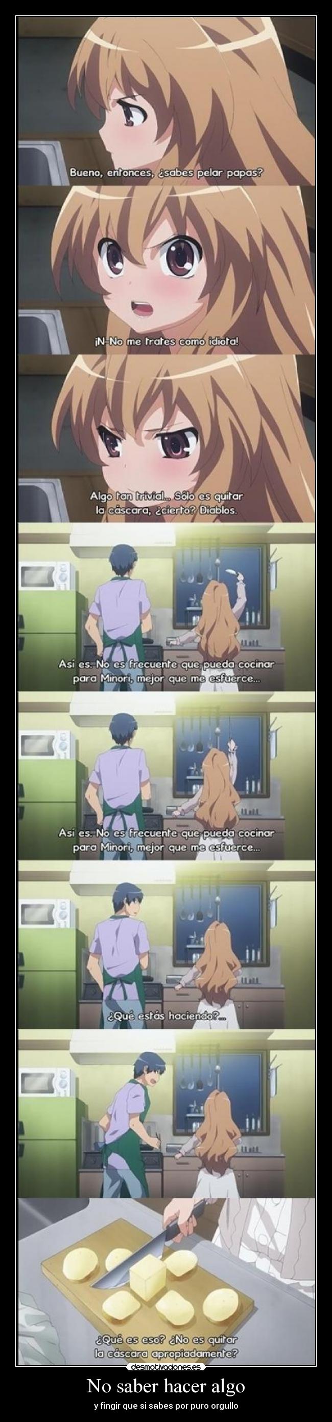 carteles raptorhunters harukaze anime toradora nota que hizo antes desmotivaciones