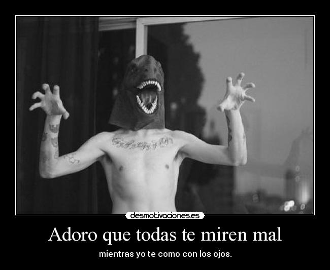 carteles mirar chico ojos tatuaje punk desmotivaciones