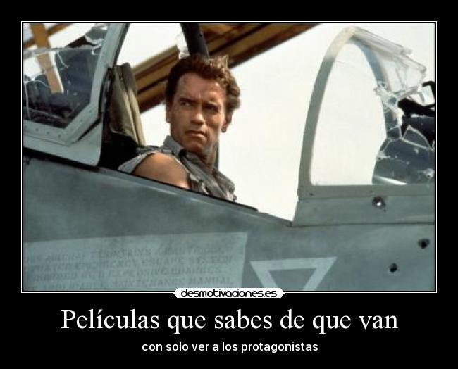 Películas que sabes de que van - con solo ver a los protagonistas