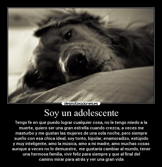 Soy un adolescente -