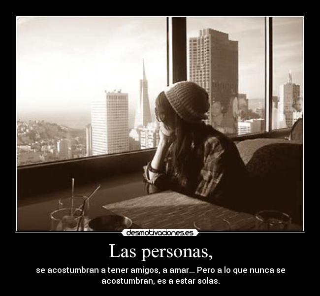 Las personas, - 