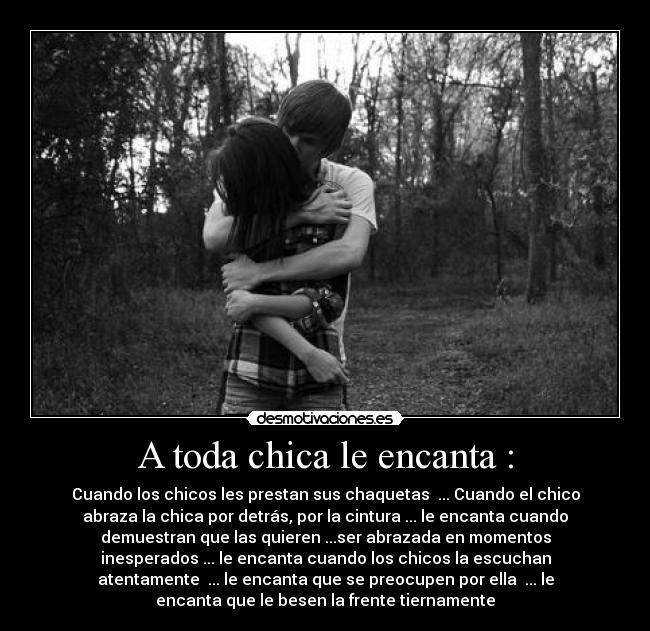 A toda chica le encanta : - 