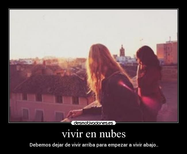 vivir en nubes - 