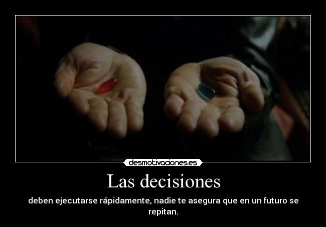 Las decisiones - 