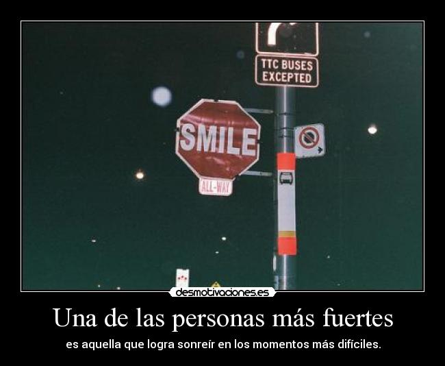 Una de las personas más fuertes - 