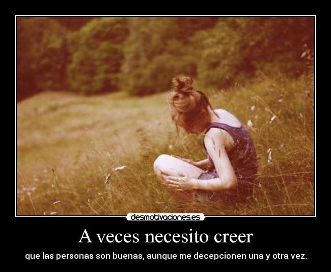 A veces necesito creer - 