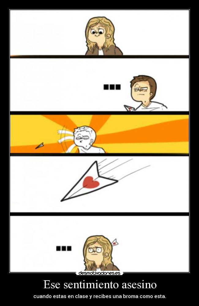 carteles sentimiento asesino deseo bromas broma clase jeff britta communnity nbc desmotivaciones
