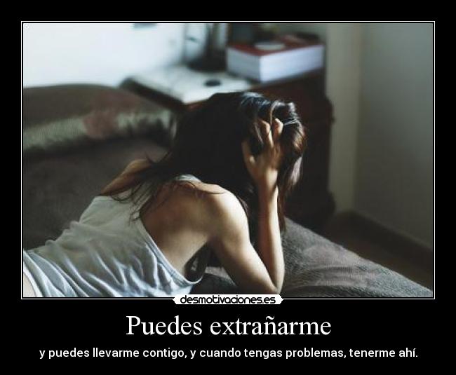 Puedes extrañarme - 