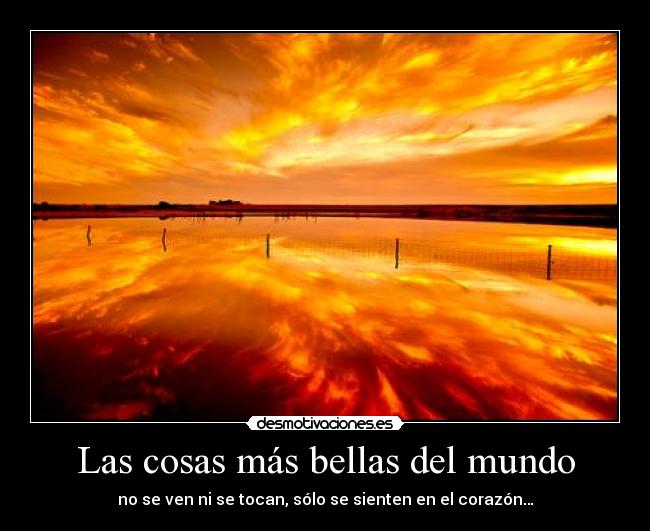 Las cosas más bellas del mundo -