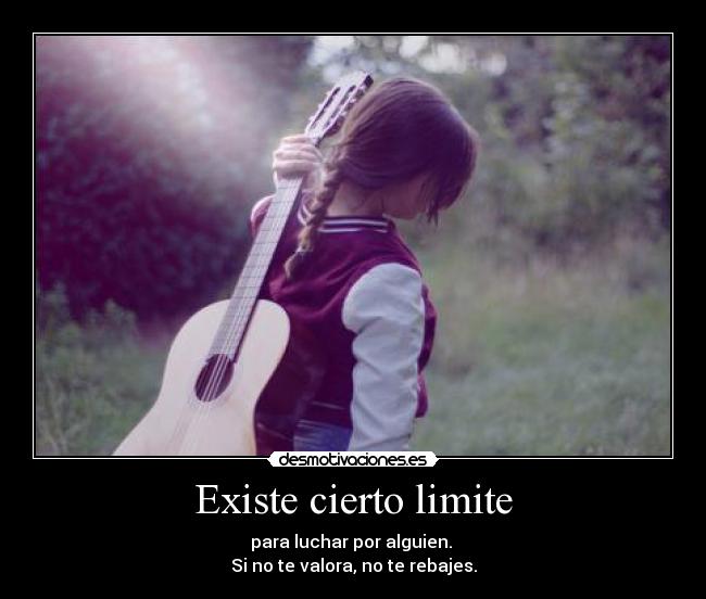 Existe cierto limite - 