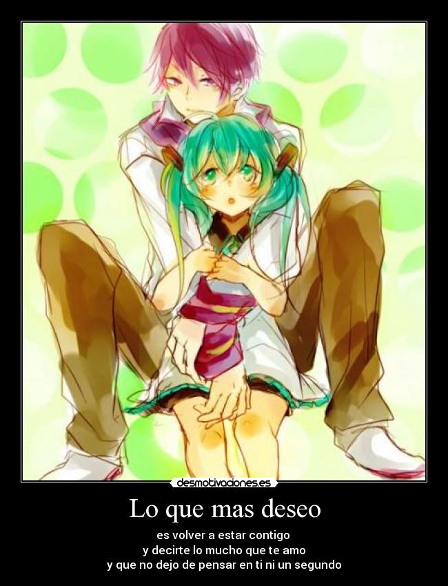 Lo que mas deseo -
