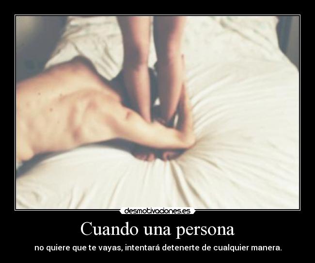 Cuando una persona - 