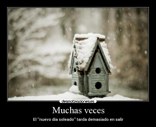 Muchas veces -