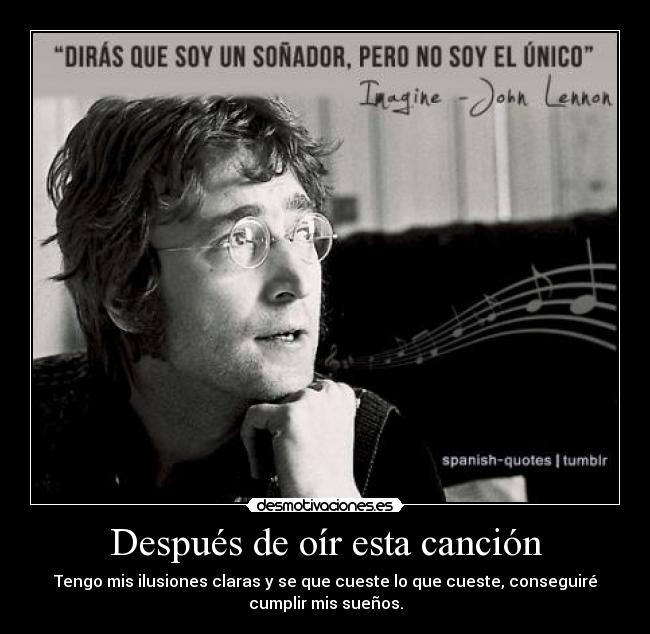 Después de oír esta canción - 