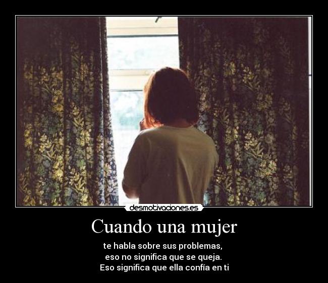 Cuando una mujer -