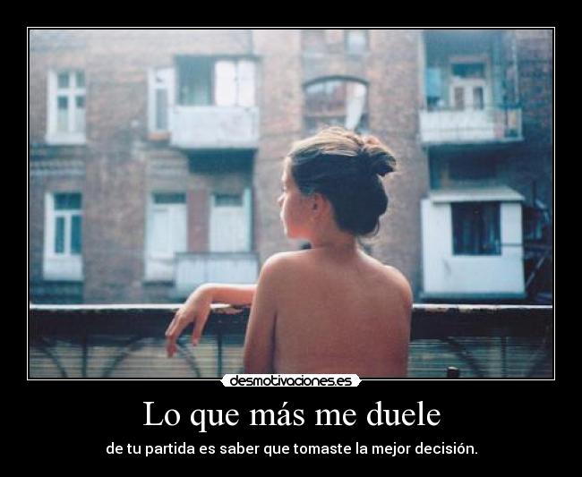 Lo que más me duele - 